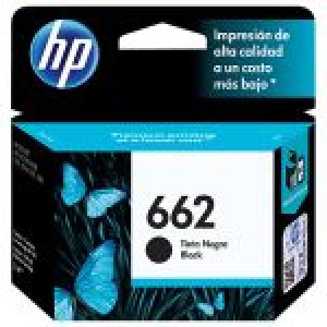 HP 662 Original Ink Advantage Cartridge, Black (CZ103AL)