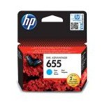 HP 655 Ink Cartridge - Cyan (CZ110AE)