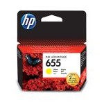 HP 655 Ink Cartridge - Yellow (CZ112AE)