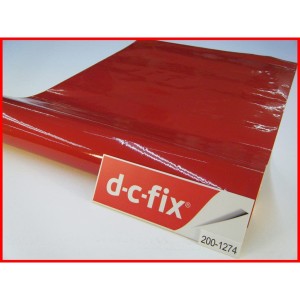DC Fix Plain Gloss 45cmx15m SGreenl Red, DC-200-1274