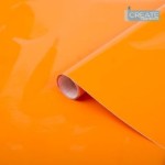 DC Fix Plain Gloss 45cmx15m Orange, DC-200-2878