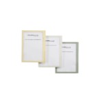 Foldermate 3 Subj clear holder A4 BUFF PM, FE-303-BF