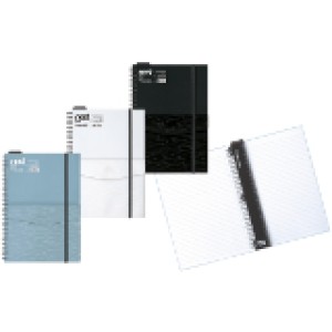 Foldermate 1SubjctNoteBlack A5 70sht BX=12 RegCol WW, FE-4208-ASS