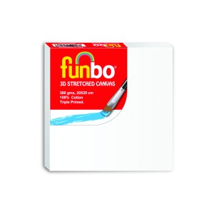 Funbo Stretched 3D canvas 380 gms 90X120 cm, FO-115090120