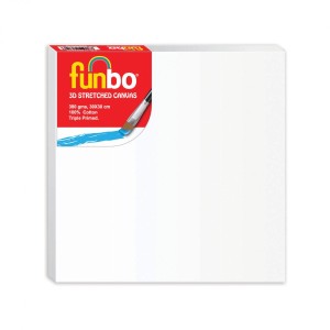 Funbo Stretched 3D canvas 380 gms 120X120 cm, FO-115120120