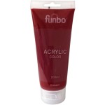 Funbo ACRYLIC Tube 100ml 01 CRIMSON, FO-AC-100-001