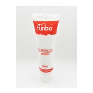 Funbo ACRYLIC Tube 100ml 44 TITANIUM White, FO-AC-100-044
