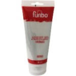 Funbo ACRYLIC Tube 100ml 142 SILVER, FO-AC-100-142