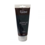 Funbo ACRYLIC Tube 200ml 51 BLACK, FO-AC-200-051
