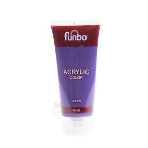 Funbo ACRYLIC Tube 200ml 91 VIOLET, FO-AC-200-091