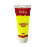 Funbo ACRYLIC Tube 200ml 148 FLUORSECENT LEMON, FO-AC-200-148