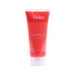 Funbo ACRYLIC Tube 200ml 302 PRIMARY RED, FO-AC-200-302