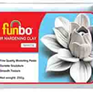 Funbo Air HaRedening Clay 250 gms White, FO-AHC-250-WE