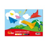 Funbo Constrn Pad 220g, A3,20 shts,10 astd cls, FO-CNP-220A320