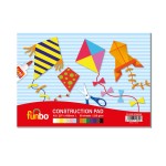 Funbo Constrn Pad 220g, A3,50 shts,15 astd cls, FO-CNP-220A350