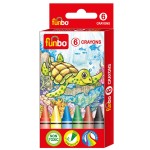 Funbo Crayons Pack of 6 colors, FO-CR-06