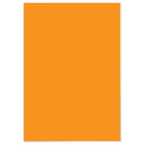 Funbo Foamboard 50x70x0.5cm Orange PAK=5 EA, FO-FB5070-OE