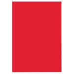 Funbo Foamboard 50x70x0.5cm Red PAK=5 EA, FO-FB5070-RD