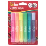 Funbo Glitter Glue Neon cols Bls=12.5g x 6cols, FO-GG-06126