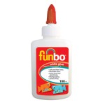 Funbo White Glue 100 ml BX= 12 EA, FO-GW-100