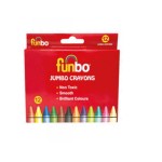 Funbo Jumbo Crayons Pack of 12 Cols, FO-JCR-12