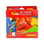 Funbo Oil Paint Set 24 col X 12ml TuBlues, FO-OIL-2412