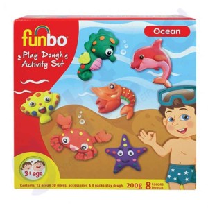 Funbo Activity Set PD Ocean 200g+molds, FO-PD-200-OC