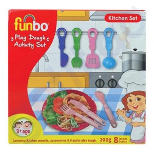 Funbo Activity Set PD Unicorn 200g+molds, FO-PD-200-UNC