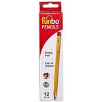 Funbo HB Pencil Yellow BX=12, FO-PW-453
