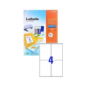 Formtec Label 400/105x148mm Bx=100sht, FT-GS-1004