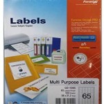 Formtec Label 6500/38x21mm Bx=100sht, FT-GS-1065