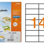 Formtec Label 1400/105x42mm Bx=100sht, FT-GS-1114