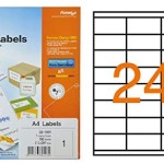 Formtec Label 2400/70x35mm Bx=100sheet, FT-GS-1224
