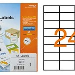 Formtec Label 2400/70x37mm Bx=100sheet, FT-GS-1424
