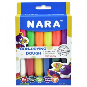 Kiddy Clay Non drying dough 12 col 445g, KC-NDD-CBK-445-12