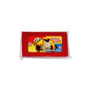 Kiddy Clay Modelling Clay 500gm Red, KC-PO-500-RD