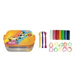 Kiddy Clay Modelling Clay set of 7c+10mld, KC-PX-380-7+10SM