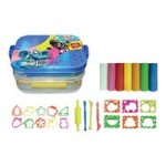 Kiddy Clay Modelling Clay set of 7c+16mld, KC-PX-380-7+16SM