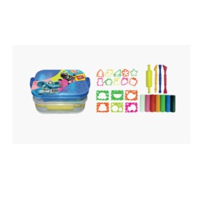 Kiddy Clay Modelling Clay 550gm 7c+7mold, KC-PX-550-7+7SM