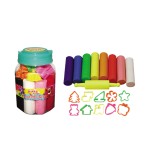 Kiddy Clay Modelling Clay 550gm 8c+10mld, KC-PX-550-8+10SM