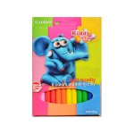 Kiddy Clay Modelling Clay 125gm set=6col., KC-STD-125-6