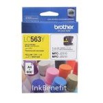 Brother LC563Y High Yield Ink Cartridge, Yellow