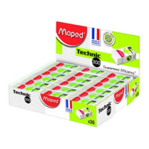Maped Eraser Technic MiniCRedbRed 36pc, MD-011301