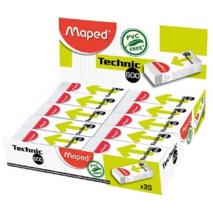 Maped Eraser Technic 600 Box=20pcs, MD-011600