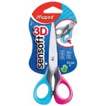 Maped Scissor 13cm Sym Sensoft Bls, MD-069300