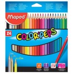 Maped Color Peps Pencils 24Col Set, MD-183224