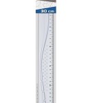 Maped Ruler 30cm Geometric Flat, MD-242030