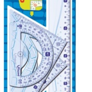 Maped Ruler 30cm Geometric Maxi 4pcSet, MD-242767