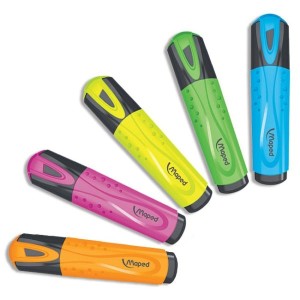 Maped Highlighter Fluopeps Classic Blue Bx=12, MD-742530