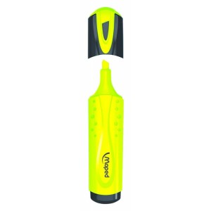 Maped Highlighter Fluopeps Classic Yellow Bx=12, MD-742534